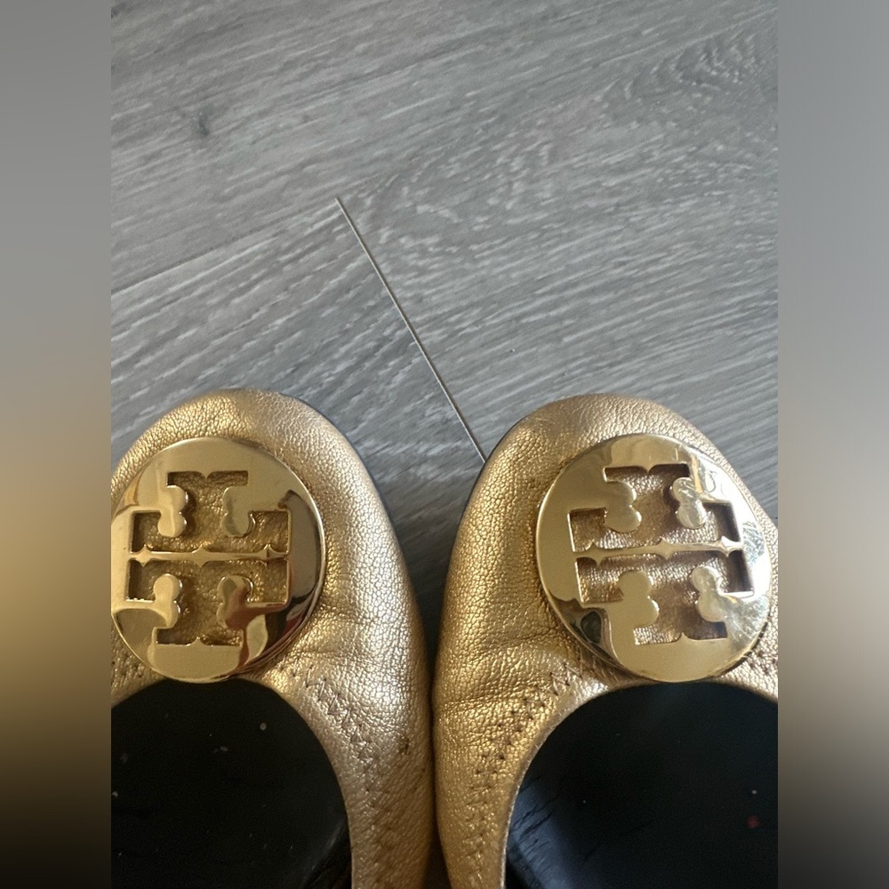 Tory Burch gold flats - Picture 6 of 6